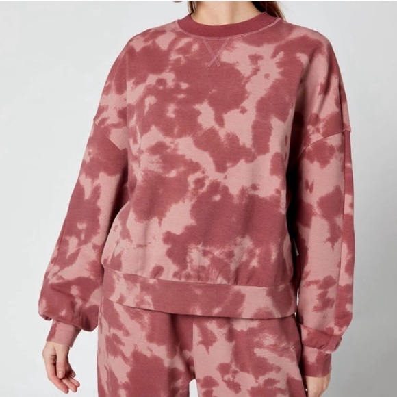Varley Tops - Varley Erwin Sweatshirt Deep Rose Tie-Dye -
Small Casual - EUC